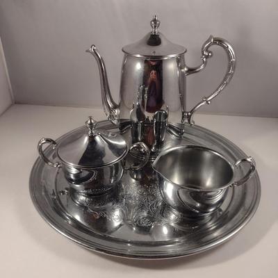 Darryl Wilson Original Coffee/Tea Set with Tray