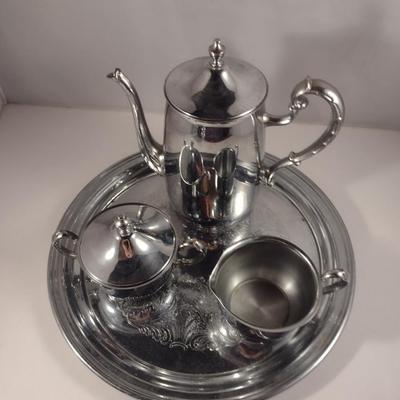 Darryl Wilson Original Coffee/Tea Set with Tray