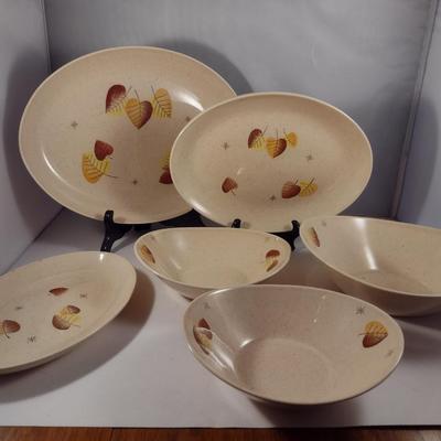 Vintage Vernon's Dinnerware- Sherwood Pattern- Approx 42 Pieces
