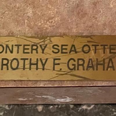 DOROTHY F. GRAHAM (MONTERY SEA OTTER) SCULPTURE