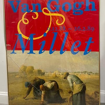 RIJKMUSEUM VINCENT VAN GOGH 9.12.88 - 26.2.89 / Exhibition Poster