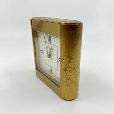 1274 Tiffany & Co. Brass Desk Clock