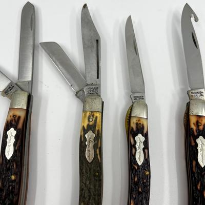 1281 Schrade Uncle Henry Pocket Knives Lot