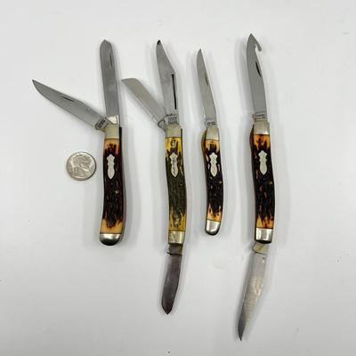 1281 Schrade Uncle Henry Pocket Knives Lot