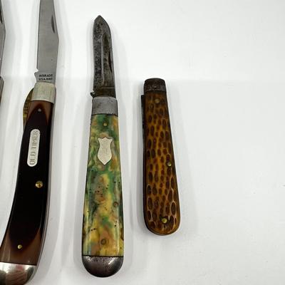1283 Schrade Old Timer Pocket Knife Lot