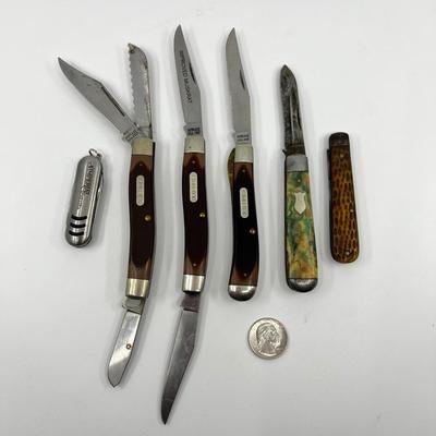 1283 Schrade Old Timer Pocket Knife Lot
