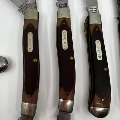 1283 Schrade Old Timer Pocket Knife Lot