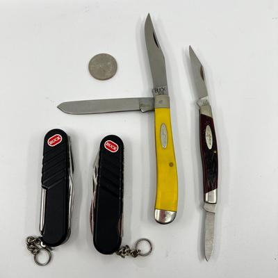 1284 Vintage Buck Pocket Knives