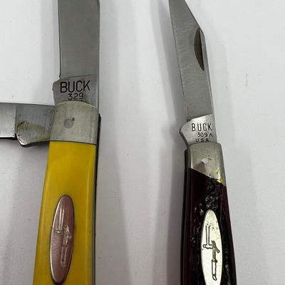 1284 Vintage Buck Pocket Knives