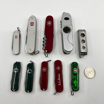1285 Lot of Swiss Pocket Knives