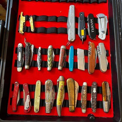 1289 Case of Assorted Pocket Knives & Advertised Knives