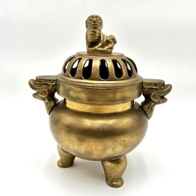 Vintage Brass Incense Burner