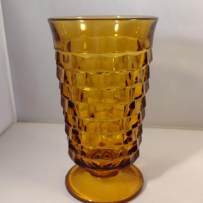 Whitehall by Colony Amber Iced Tea Glasses- 7 Pieces