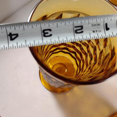 Whitehall by Colony Amber Iced Tea Glasses- 7 Pieces