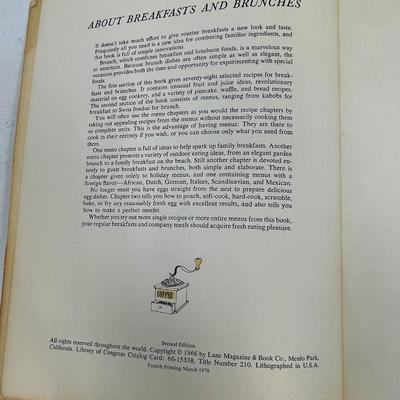 Vintage Cookbook Sunsetâ€™s Breakfasts & Brunches Paperback