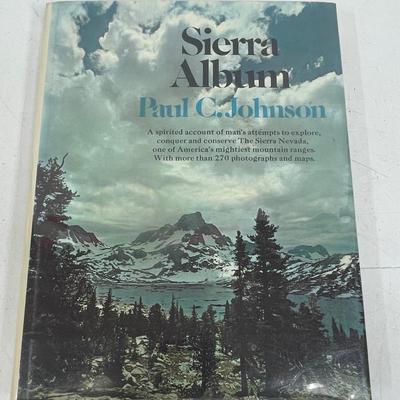 Cofffee Table Book - Sierra Album - Paul C Johnson
