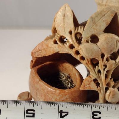 Carved Stone Vase/Planter