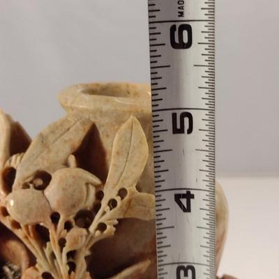 Carved Stone Vase/Planter