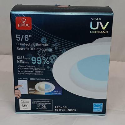 Lot of 2 Globe Near UV Light 5/6" Retrofit Light Kits