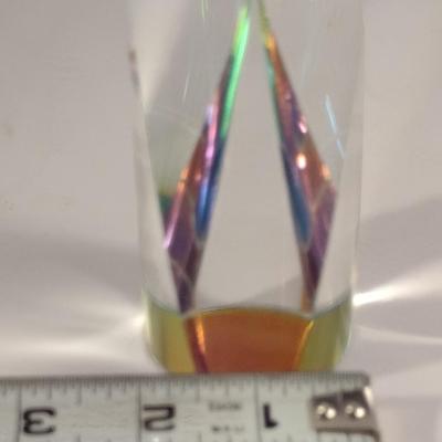 Vitrail Crystal Paper Weight