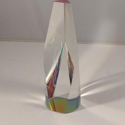 Vitrail Crystal Paper Weight