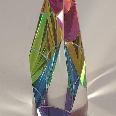 Vitrail Crystal Paper Weight
