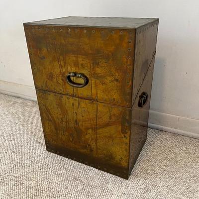 SARREID ~ Solid Wood / Brass Hinged Box
