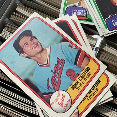 Baseball Card Collection w / Carrying Case - Mostly Early 80s