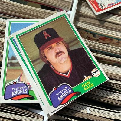 Baseball Card Collection w / Carrying Case - Mostly Early 80s