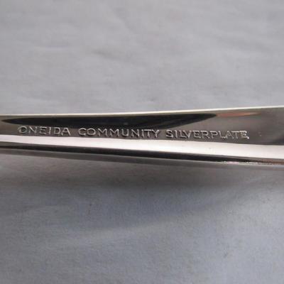 Vintage Gentle Rose Pattern, Oneida Silverplate Service for 8 Plus 8 Serving Pieces, Nice