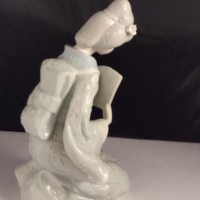 Porcelain Geisha Design Figurine- Stamped KPM