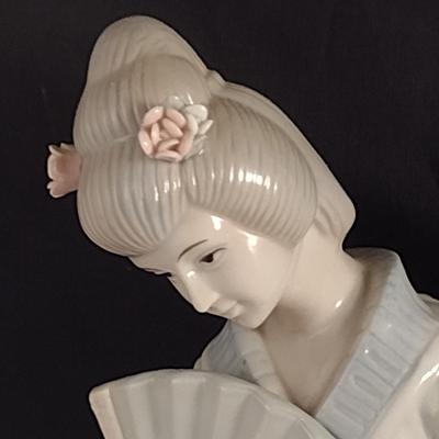 Porcelain Geisha Design Figurine- Stamped KPM