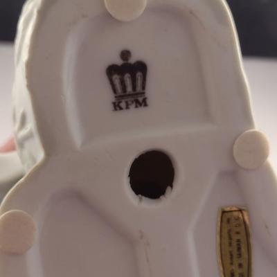 Porcelain Geisha Design Figurine- Stamped KPM