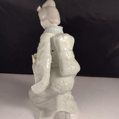 Porcelain Geisha Design Figurine- Stamped KPM