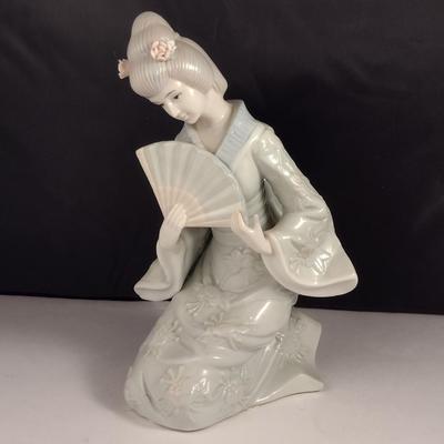 Porcelain Geisha Design Figurine- Stamped KPM
