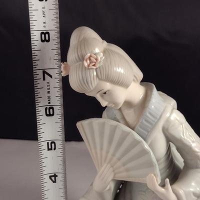 Porcelain Geisha Design Figurine- Stamped KPM