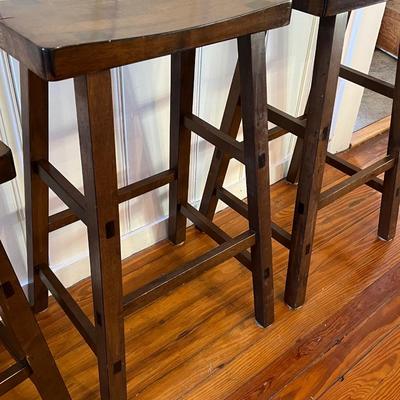 LINENS N THINGS ~ Four (4) Saddle Stools