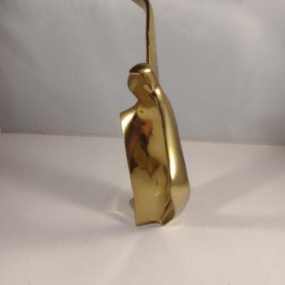 Vintage Brass MCM Seagull Statue