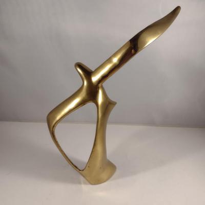 Vintage Brass MCM Seagull Statue