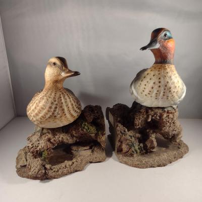 Pair of Duck Theme Resin Bookends