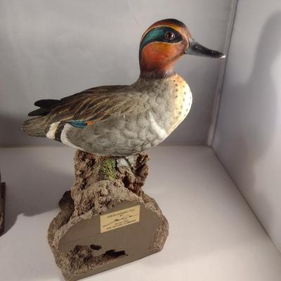 Pair of Duck Theme Resin Bookends