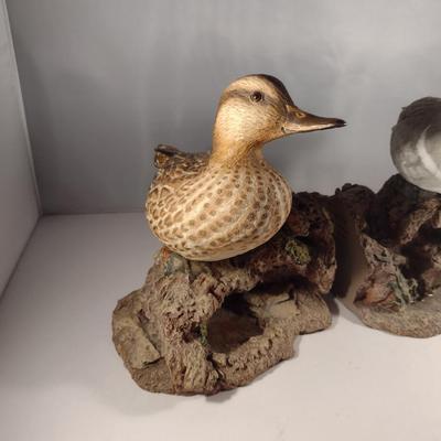 Pair of Duck Theme Resin Bookends