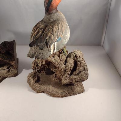 Pair of Duck Theme Resin Bookends