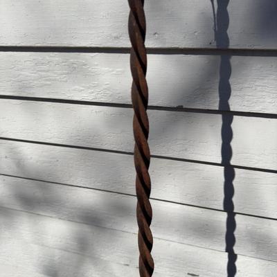 O 1124 Antique Lightening Rod With Mounting Bracket