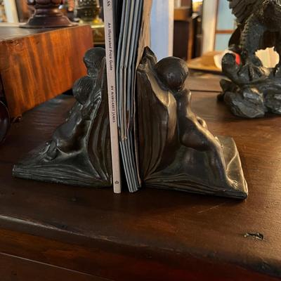 983 Bronze Finish Metal Childrenâ€™s Baby Bookends