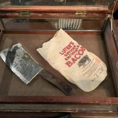 989 Large Vintage Dexter Cleaver with Full Tang
