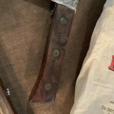 989 Large Vintage Dexter Cleaver with Full Tang
