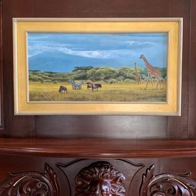LOT 11: Signed Wildlife Painting:Aldrich 98