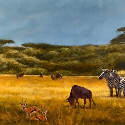 LOT 11: Signed Wildlife Painting:Aldrich 98