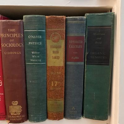 LOT 25: The Principles of Sociology, College Physics, Standard Math, Engineering Graphics & More